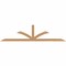 Ekena Millwork Richland Smooth Timber Gable Bracket, Western Red Cedar, 96"W x 24"H x 1 1/2"D x 3 1/2"F, 6/12 Pitch GBW096X24X0204RIC00SWR - alternate 1